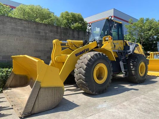 kualitas  Used Komatsu WA470 Wheel Loader with 204 KW Engine 1 Year Warranty for Earthmoving Machinery pabrik