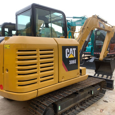 Jalan Bangunan Digunakan Excavator CAT306E Kedua tangan CAT Excavator 5795kg