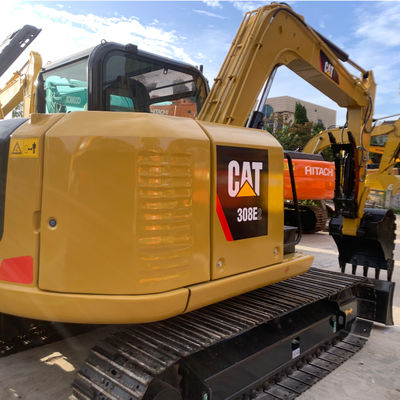 Kekuatan Kuning Hidrolik Digunakan CAT Excavator Crawler Tipe 2 Hand Diggers CAT308D