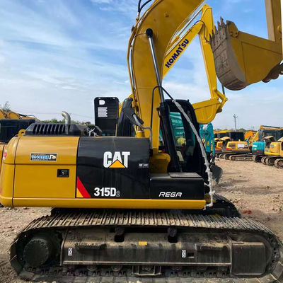 Bangunan yang kokoh Hydraulic Digunakan Excavator Crawler CAT 315D2 Untuk Pertanian / Konstruksi