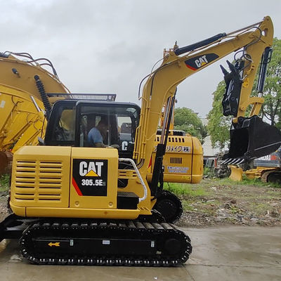 Cat 305 Digunakan Mini Excavators Crawler Digger 5400kg Untuk operasi pertambangan