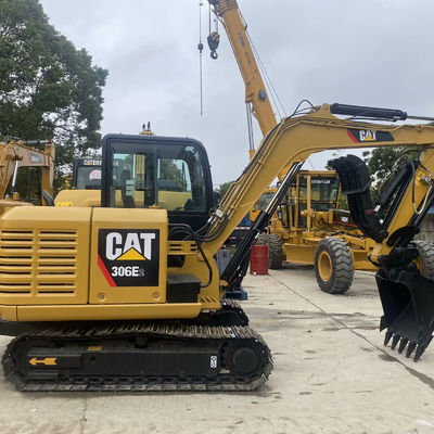 Mesin konstruksi bekas Digger Cat306E2 34.7kw Untuk konstruksi jalan