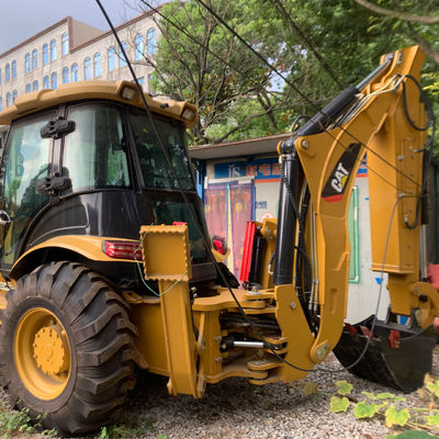 3283kg beban digunakan loader tangan kedua CAT 420F backhoe loader 76.1kW untuk konstruksi