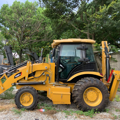3283kg beban digunakan loader tangan kedua CAT 420F backhoe loader 76.1kW untuk konstruksi