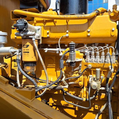 Bangunan Digunakan Backhoe Loader CAT 966H 6T Beban 2nd Hand Tractor Backhoe Loader
