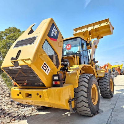 Bangunan Digunakan Backhoe Loader CAT 966H 6T Beban 2nd Hand Tractor Backhoe Loader