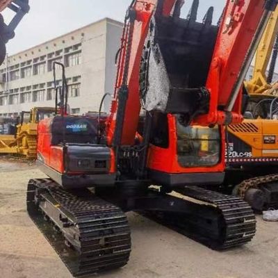Digunakan Doosan DH140 12 Ton Crawler Excavator Old Earth Moving Mesin