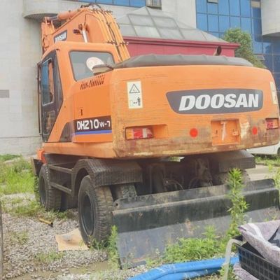 Doosan 210w Peralatan konstruksi bekas Penggali Crawler Hidraulik 19800 Kg