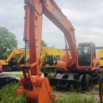 Doosan 210w Peralatan konstruksi bekas Penggali Crawler Hidraulik 19800 Kg