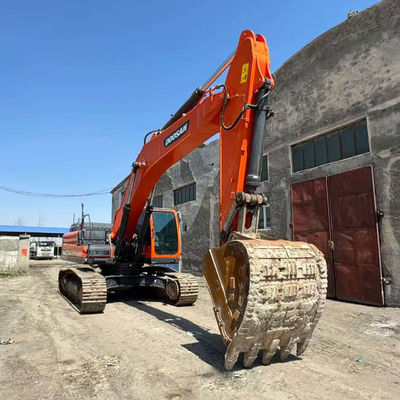 Hydraulic Crawler Digunakan Excavator Doosan DX340 Peralatan Penggalian Bumi Second Hand