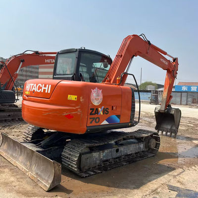 Hitachi ZX70 Digunakan Hydraulic Excavator Crawler Jenis Excavator 6510 kg