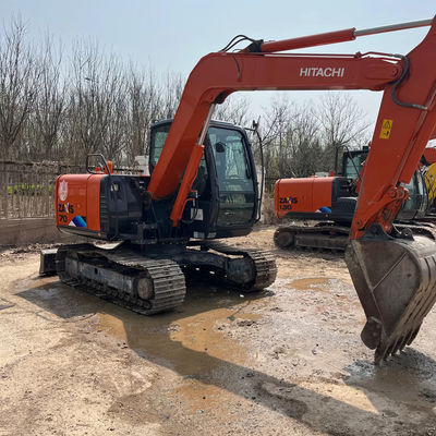 Hitachi ZX70 Digunakan Hydraulic Excavator Crawler Jenis Excavator 6510 kg