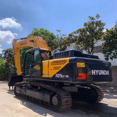 30200kg Digunakan Hyundai Excavator HYUNDAI 305LC-9S 198KW Crawler Excavator Mesin