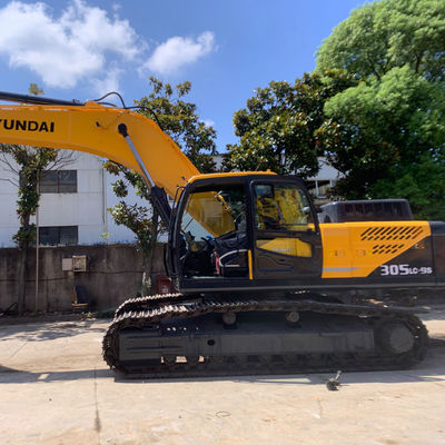 30200kg Digunakan Hyundai Excavator HYUNDAI 305LC-9S 198KW Crawler Excavator Mesin