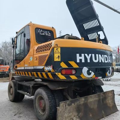 Hyundai 150w bekas Excavator Roda Heavy Duty Peralatan Penggerak Bumi