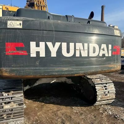 Kuning Hyundai 305 Digger Excavator digunakan 198kw 1900rpm Mesin konstruksi tangan kedua