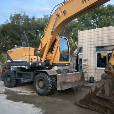 Hyundai 210W-9 bekas Excavator roda Hyundai peralatan konstruksi 20560kg