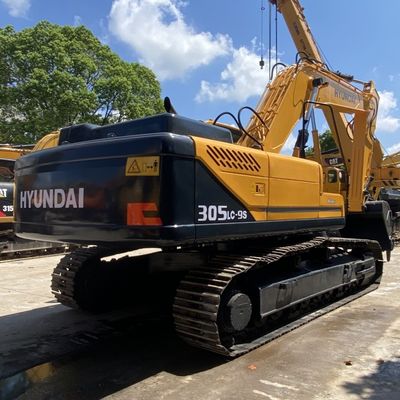 125KW Digunakan Hyundai Excavator Hyundai 305lc-9s Hydraulic Crawler Excavator Warna Kuning