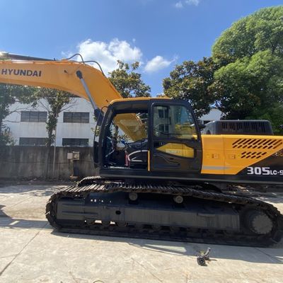 125KW Digunakan Hyundai Excavator Hyundai 305lc-9s Hydraulic Crawler Excavator Warna Kuning