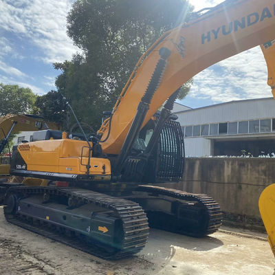 Hyundai 520 Digunakan Excavator Material Penanganan Mesin Konstruksi Lama
