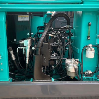 7000 Kg Hydraulic Digger Kobleco Sk75 41kw Digger Untuk Konstruksi
