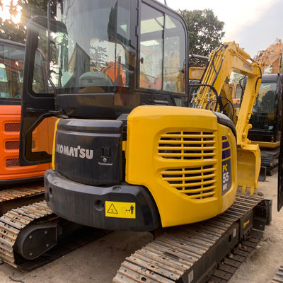 Digunakan Crawler Hydraulic Excavator Komatsu Pc55 5160kg Untuk menggali fondasi