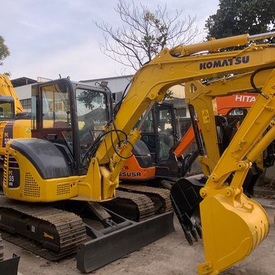 Digunakan Crawler Hydraulic Excavator Komatsu Pc55 5160kg Untuk menggali fondasi