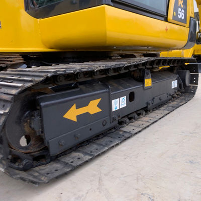 Crawler Digunakan Komatsu Excavator Pc56 2nd Hand Diggers Efisiensi Operasi Tinggi