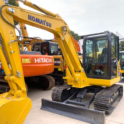 Crawler Digunakan Komatsu Excavator Pc56 2nd Hand Diggers Efisiensi Operasi Tinggi