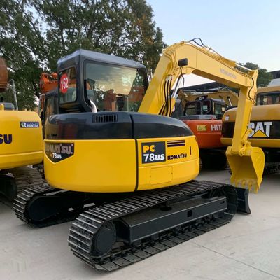 Digunakan Komatsu Excavator Pc78 7,67 Ton Hand Crawler Digger untuk Konstruksi