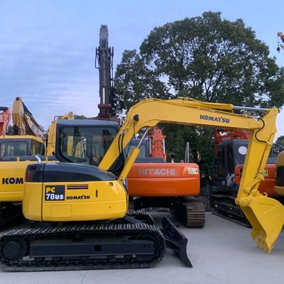 Digunakan Komatsu Excavator Pc78 7,67 Ton Hand Crawler Digger untuk Konstruksi