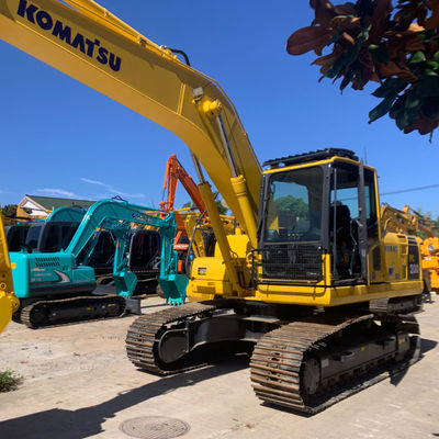 Digunakan Komatsu PC200 Backhoe Excavator Mesin Konstruksi tangan kedua Pendingin air