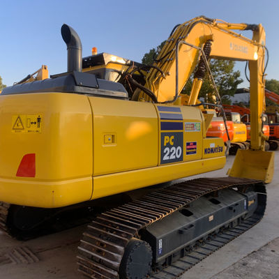Jenis Crawler Komatsu Pc220 Excavator bekas 23100kg 1m3 Kapasitas ember