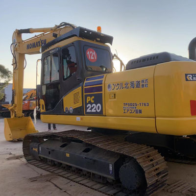 Jenis Crawler Komatsu Pc220 Excavator bekas 23100kg 1m3 Kapasitas ember