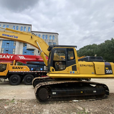 Warna Kuning Komatsu PC350 Diggers Komatsu digunakan 32300kg Untuk konstruksi pertambangan