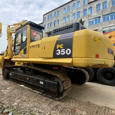 Warna Kuning Komatsu PC350 Diggers Komatsu digunakan 32300kg Untuk konstruksi pertambangan