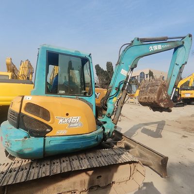 Kubota 161 Mini Excavator Digger 32.7kW Peralatan Pindah Bumi Lama