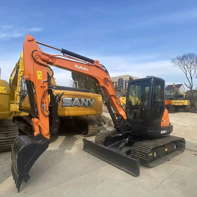 Mini digunakan konstruksi Excavator Kubota 161-3 5675kg Untuk Teknik Konstruksi
