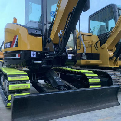 Bumi Bergerak Digunakan SANY 35U Excavator Digger Pendingin Air Warna Kuning