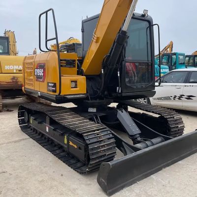 Kuning digunakan Mini Digging Machine SANY 95c bekas Excavator 9180kg