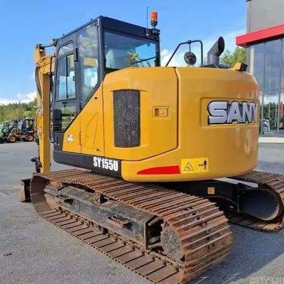 Mini Hydraulic digunakan Sany Excavator SANY155U Tua Penggali Konstruksi