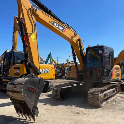 Digunakan SANY SY135 Excavator kekuatan tinggi Lama Hydraulic Crawler Excavator