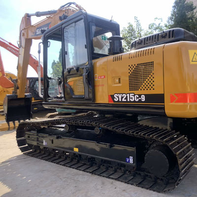 Infrastruktur Bangunan Crawler Jenis Excavator bekas Sany 215 Tugas berat 21900 kg