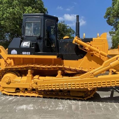 162KW digunakan SHANTUI SD22 Crawler Bulldozer Konstruksi Peralatan Pertanian