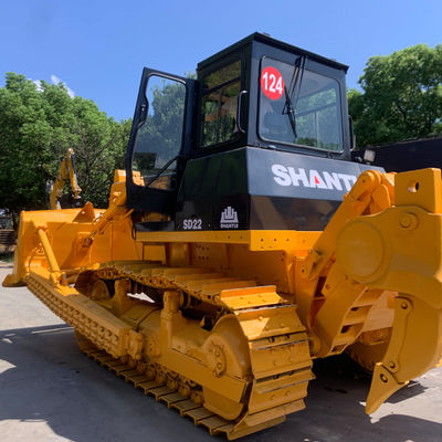 SHANTUI SD22 Digunakan Hydraulic Crawler Bulldozer 23400kg Untuk Konstruksi