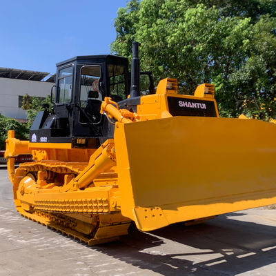 SHANTUI SD22 Digunakan Hydraulic Crawler Bulldozer 23400kg Untuk Konstruksi