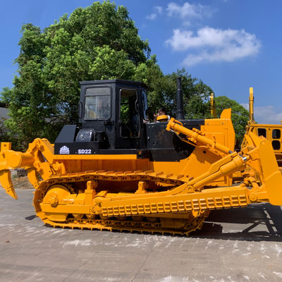 SHANTUI SD22 Digunakan Hydraulic Crawler Bulldozer 23400kg Untuk Konstruksi