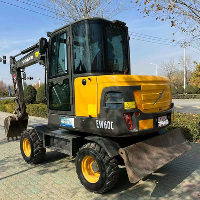 VOLCO EC60 Digunakan Mesin Excavator Multifungsi Crawler 2nd Hand Diggers