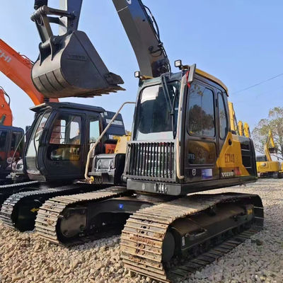 VOLVO EC140 Digunakan Excavator Hidraulik 77KW Tua Volvo Crawler Excavator Efisiensi Tinggi