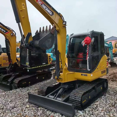 Digunakan 36.2W Heavy Duty Construction Excavator XCMG XE60 Digger bekas